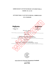 IEC 60598-2-3:1979/AMD1:1983