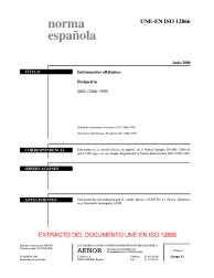UNE-EN ISO 12866:2000