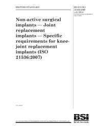 BS EN ISO 21536:2009+A1:2014