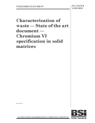 PD CEN/TR 14589:2003