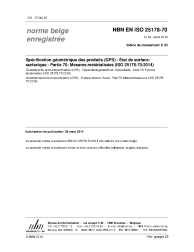 NBN EN ISO 25178-70:2014