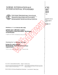 IEC 60809:1985/AMD1:1987