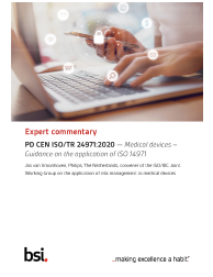 PD CEN ISO/TR 24971:2020 ExComm