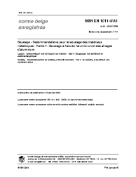 NBN EN 1011-4/A1:2004
