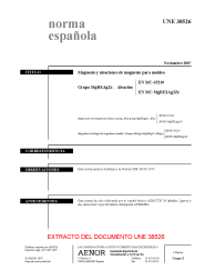 UNE 38526:2007 (R2017)
