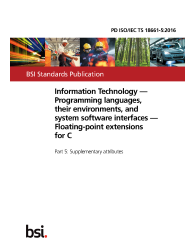 PD ISO/IEC TS 18661-5:2016