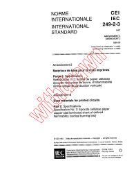 IEC 60249-2-3:1987/AMD2:1993