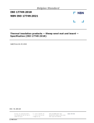 NBN ISO 17749:2021