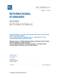 IEC 60893-3-5:2003+AMD1:2009 Consolidated