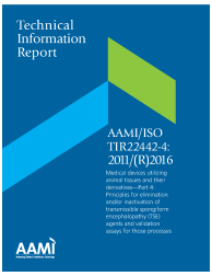 AAMI/ISO TIR22442-4:2011/(R)2016
