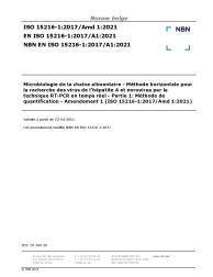 NBN EN ISO 15216-1:2017/A1:2021