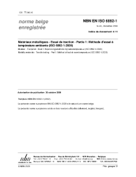 NBN EN ISO 6892-1:2009
