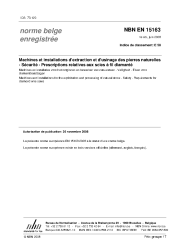 NBN EN 15163:2008