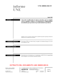 UNE 208003-003:2003 IN