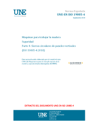 UNE-EN ISO 19085-4:2018