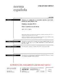 UNE-EN ISO 15875-5:2004 (R2008)