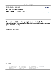 NBN EN ISO 17296-2:2016