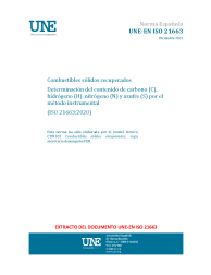 UNE-EN ISO 21663:2021