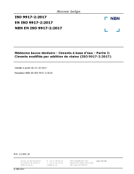 NBN EN ISO 9917-2:2017