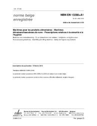 NBN EN 13288+A1:2010