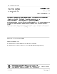 NBN EN 580:2003