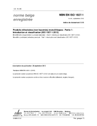 NBN EN ISO 1927-1:2012