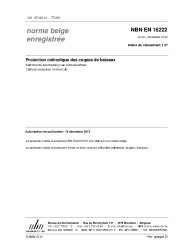 NBN EN 16222:2012