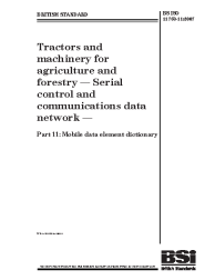 BS ISO 11783-11:2007