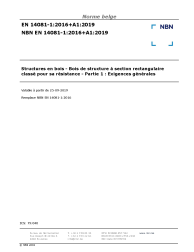 NBN EN 14081-1:2016+A1:2019