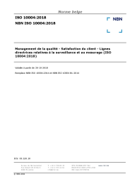 NBN ISO 10004:2018