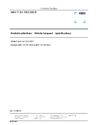 NBN T 52-707:2019
