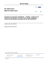 NBN EN 16062:2023
