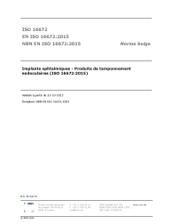 NBN EN ISO 16672:2015