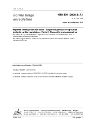 NBN EN 12006-3+A1:2009