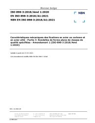 NBN EN ISO 898-3:2018/A1:2021
