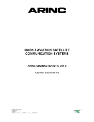 ARINC Characteristic 781-8:2019