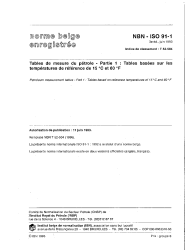 NBN ISO 91-1:1993