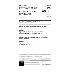 IEC 60331-11:1999