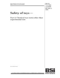 BS EN 71-5:1993+A2:2009