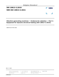 NBN ISO 10813-2:2021