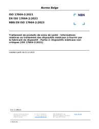 NBN EN ISO 17664-2:2023