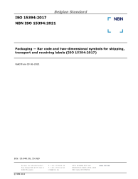 NBN ISO 15394:2021