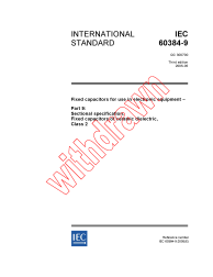 IEC 60384-9:2005