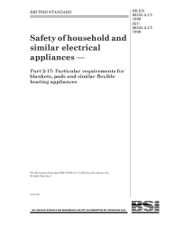 BS EN 60335-2-17:1999