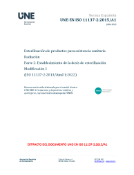 UNE-EN ISO 11137-2:2015/A1:2023