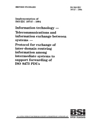 BS ISO/IEC 10747:1994