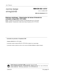 NBN EN ISO 12737:2005
