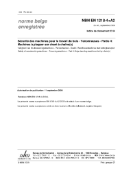 NBN EN 1218-4+A2:2009