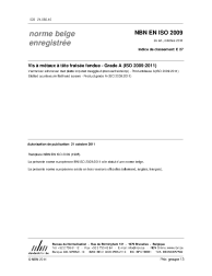 NBN EN ISO 2009:2011