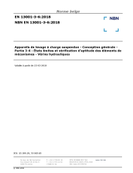 NBN EN 13001-3-6:2018